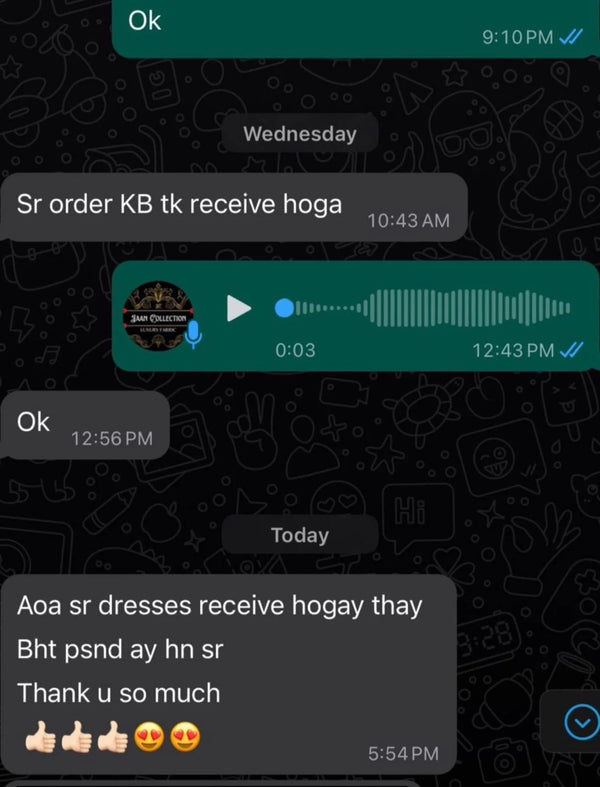Customer review