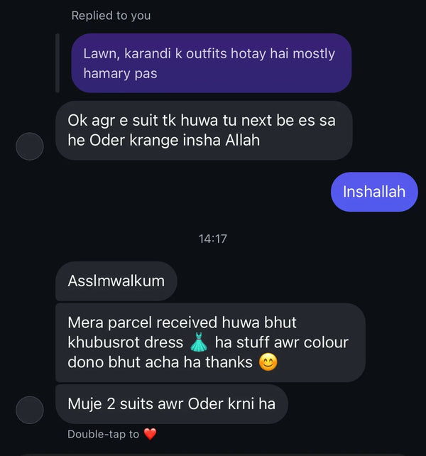 Customer review